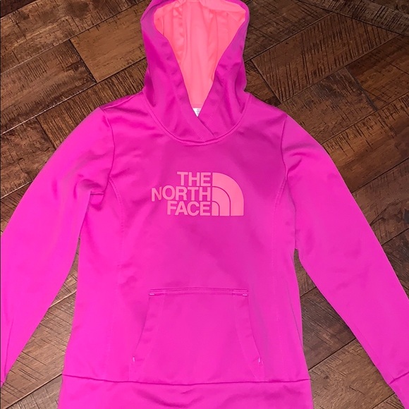 The North Face Tops - Pink North Face Hoodie (Womens)